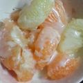 りなつ☆'s cooksnap of when they made 色々なフルーツに♪ミルキー♥練乳がけ～♪.
