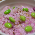 yumicrea's cooksnap of when they made 桜色♪枝豆とちりめんじゃこのおこわ.