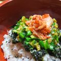 atsuvega's cooksnap of when they made ✿ニラ玉キムチ丼✿.