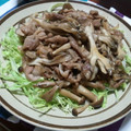 at050207's cooksnap of when they made 豚と舞茸の生姜焼き.