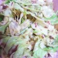 梨パフェ♪'s cooksnap of when they made 簡単☆キャベツの梅あえおひたし♫.