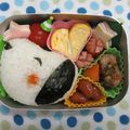 Ｅｍｉｙ's cooksnap of when they made キャラ弁✿1分deスヌーピーおにぎり.