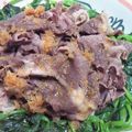 きんぎょねこ's cooksnap of when they made ほうれん草と牛肉の生姜サラダ.