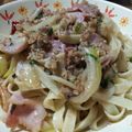 テコテコヤイ's cooksnap of when they made アンチョビ、にんにく、バジルのパスタ.
