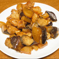 vabochan's cooksnap of when they made 鶏もも肉と茄子と大根の煮物.