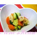 音々かーちゃん's cooksnap of when they made きゅうり.蓮根.人参のめんつゆポン酢.