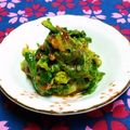 シャンプーハット's cooksnap of when they made 菜の花のクルミ和え✿みそ味.