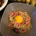 ٩(^‿^)۶'s cooksnap of when they made おつまみに！簡単生ハムユッケ.