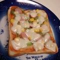 龍青空ママ's cooksnap of when they made 簡単ピザトースト.