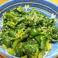 MYUMYUっち's cooksnap of when they made ダブル胡麻を使ったほうれん草のごま和え.