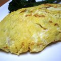mangoari's cooksnap of when they made おさかなのソーセージとキムチDEオムレツ.