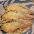 アマイモン's cooksnap of when they made 鮭のレンジ蒸し みそマヨソース.