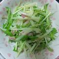 太陽の女神's cooksnap of when they made 帆立風味♪水菜と大根のサラダ.