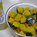 バボタン's cooksnap of when they made レンジで簡単♪かぼちゃのドレッシング和え.