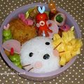 *あー*'s cooksnap of when they made ネズミさんおにぎり.