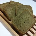 ほのぼのキッチン's cooksnap of when they made 《HB》　粒あん・抹茶　食パン.