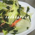 ryouko*nao's cooksnap of when they made レタスとカニかまの中華風サラダ.