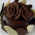 銀のエンゼル's cooksnap of when they made クリスマスケーキのデコに！！チョコの羽.
