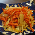 駿のすけ's cooksnap of when they made 大根の皮と人参でダシダ炒め～.