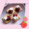 mayumayoo's cooksnap of when they made クリームチーズとジャムのクラッカーのせ.