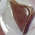 時花菜's cooksnap of when they made バナナチョコ食パン.