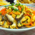☆momoco☆'s cooksnap of when they made にんじん✿きのこの卵炒め♡.