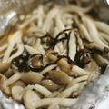 border514's cooksnap of when they made 簡単★塩こんぶｄｅきのこのホイル包み焼き.