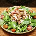 ちべターリー's cooksnap of when they made 手軽に簡単★ほうれん草＆キノコのサラダ.