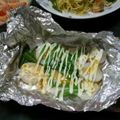 CHI〜CHAN's cooksnap of when they made 山芋とニラのホイル焼き☆醤油マヨマヨ.