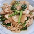 猫だんご's cooksnap of when they made 鶏とかぶのペペロンチーノスパゲッティー.
