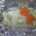 バブル's cooksnap of when they made 鱈のホイル焼き.