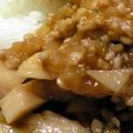 たもたん's cooksnap of when they made 冷麺の具に◎鶏挽き肉と竹の子のピリ辛炒め.