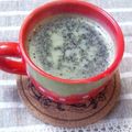 MI‐RIN's cooksnap of when they made 抹茶黒ゴマ豆乳　オレ.