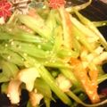 くうくっく's cooksnap of when they made 葉ごぼうとちくわのきんぴら.