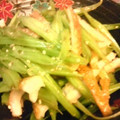 くうくっく's cooksnap of when they made 葉ごぼうとちくわのきんぴら.