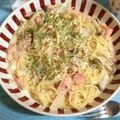 ざぶさん's cooksnap of when they made ほうれん草と鮭のクリームパスタ.