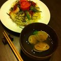 海苔子☆'s cooksnap of when they made はまぐりと菜の花のお吸い物.