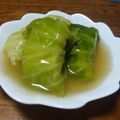 あもMilk's cooksnap of when they made ☆鶏ミンチロールキャベツ☆餡掛け風だし汁.