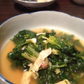 っかお's cooksnap of when they made ほうれん草（小松菜）と油揚げの煮浸し.