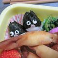 こずっぺ's cooksnap of when they made うずらのぺんぎん☆キャラ弁おかず.