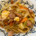京まな's cooksnap of when they made ふわっふわ！卵とオイマヨの焼きうどん❤.