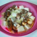 ぷんちこくん's cooksnap of when they made レンジで簡単！カレーのっけパン！.