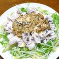 B子chan's cooksnap of when they made 豚しゃぶサラダのねぎマヨかけ.