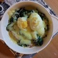 ★ちえ蔵★'s cooksnap of when they made ほうれん草のココット.