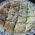 mikoru's cooksnap of when they made にらと納豆のチヂミ.