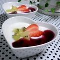 ruu310's cooksnap of when they made ✿チーズケーキ風ヨーグルトムース✿.