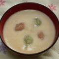オズのオズマ姫's cooksnap of when they made 白いミルキィ～なおしるこ♡*ﾟ¨ﾟﾟ･.
