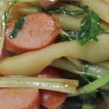 andーR♡'s cooksnap of when they made ジャガイモと水菜のカレー粉炒め.