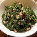 にゅあ's cooksnap of when they made 春菊とツナの和え物.
