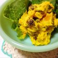 naoexoxo's cooksnap of when they made ✿かぼちゃサラダ✿.